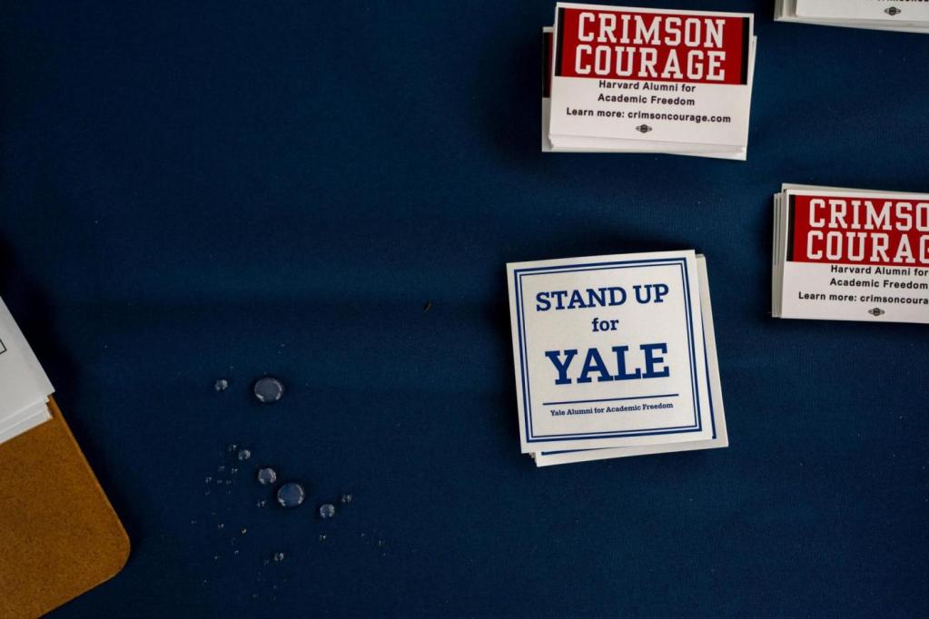 Pabst, pamphlets and a petition: A CT Harvard-Yale tailgate in the Trump Era